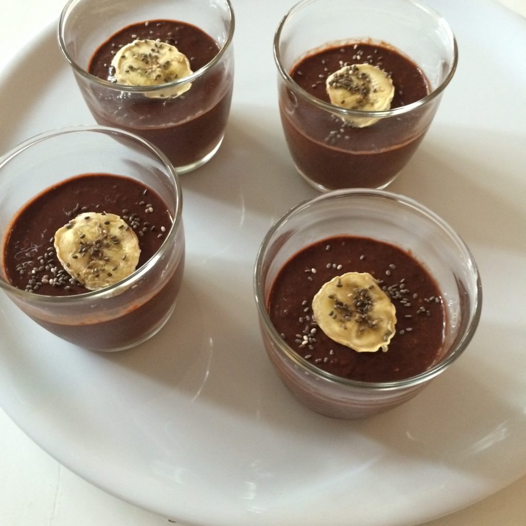Schoko-Bananen-Creme mit Chia-Samen