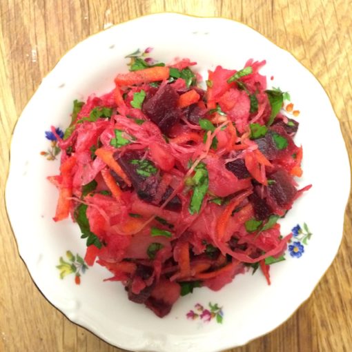 Russischer Salat mit Rote Bete