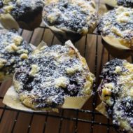 Blaubeer Muffin mit Streuseln