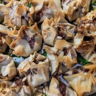 Mushroom & Cream Cheese Filo Pastries