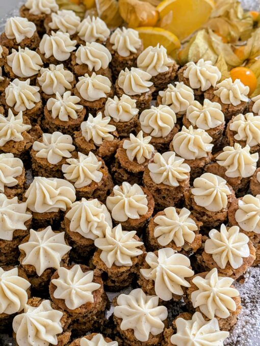 Mini Carrot Walnut Cake