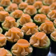 Gurken Canapé mit Laxx Mousse